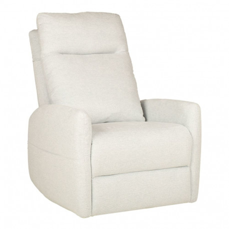 Recliner armchair KATY with electric mechanism and massage function, bluish white