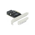 DeLOCK PCIe 5P SATA x4 LP 90498