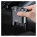 Baseus CRDYQ-01 splitter 2x cigarette lighter socket 80W 2x USB-A 3.1A - black