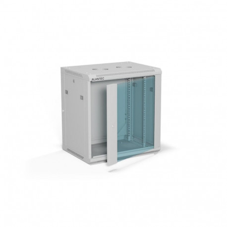 ALANTEC 19" 12U 600x450 wall-mounted cabinet, grey