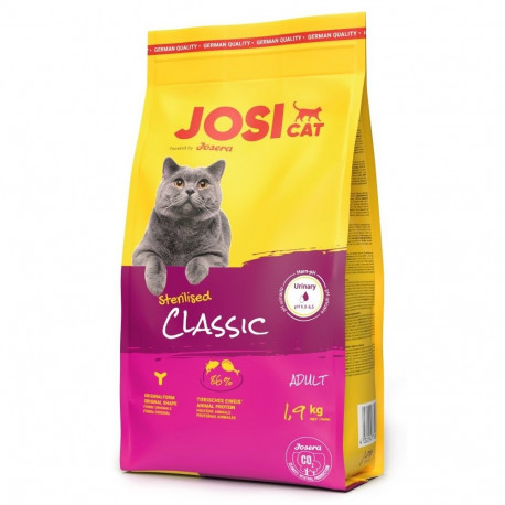 JOSERA JosiCat Sterilised Classic kuiv kassitoit 1,9 kg