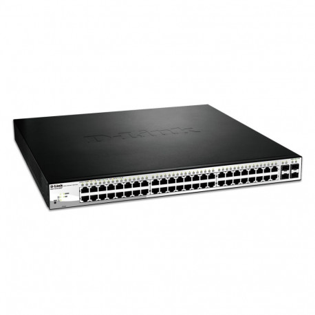D-Link DGS-1210-52MP - Managed - L2 - Gigabit Ethernet (10/100/1000) - Full duplex - Power over Ethe