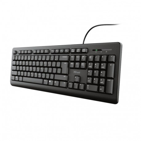 Trust Primo keyboard USB QWERTY US English Black