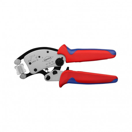 Knipex Twistor16 Crimping tool Black, Blue, Red, Silver