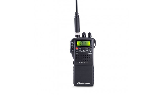Midland C1267 must kahepoolne raadio 40 kanalit 26.565 - 27.99125 MHz
