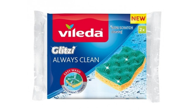 viskoossvamm Vileda Glitzi Always Clean 2 tk