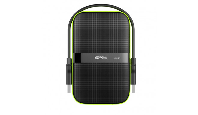 Silicon Power Armor A60 väline kõvaketas 4000 GB must, roheline