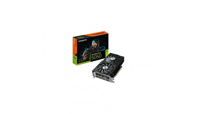 GIGABYTE GeForce RTX 5050 WINDFORCE OC V2 8G Graphics Card - 8GB GDDR6, 128bit, PCI-E 5.0, 2572MHz C