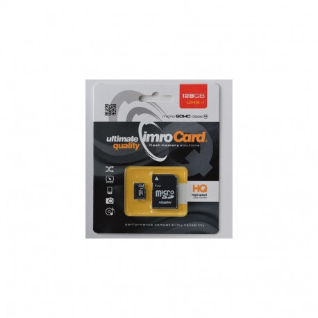IMRO 10/128G UHS-I ADP memory card 128 GB MicroSDHC Class 10