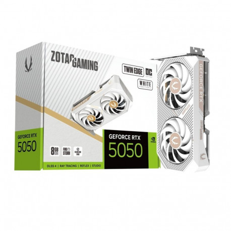 Graphics card GeForce RTX 5050 TWIN EDGE OC 8GB GDDR6 128bit 3DP/HDMI white