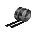 Self adhesive cable stra p set, 5m black
