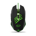 Esperanza mouse MX209 USB, claw green