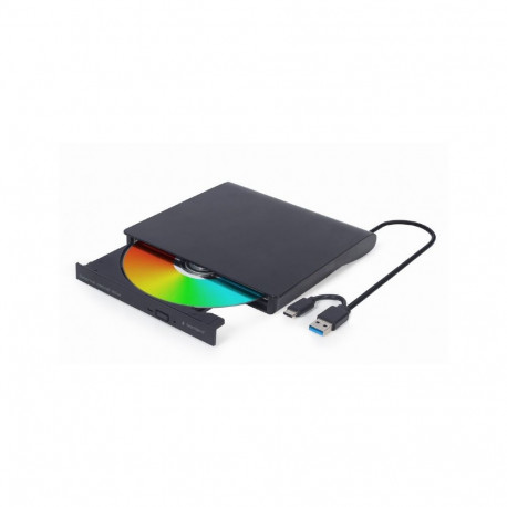 Gembird External USB DVD Drive | DVD-USB-031 | Interface USB Type-C (m), USB 3.1 Gen. 1 | DVD±R/RW /