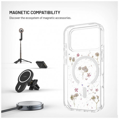 Fixed MagBloom | Back cover | Apple | iPhone 17 Pro | TPU | Blush Plum