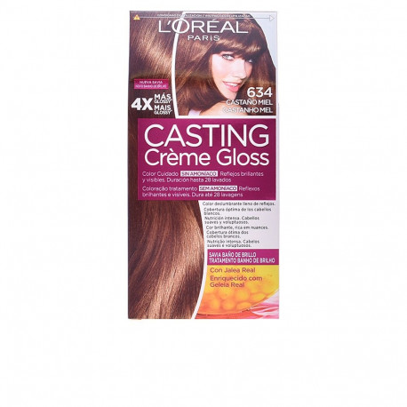L'ORÉAL PARIS CASTING CREME GLOSS #634-castaño miel 180 ml