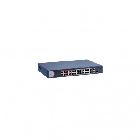 Networking Switch - Hikvision DS-3E1326P-EI 24-Port PoE 230W 802.1Q VLAN