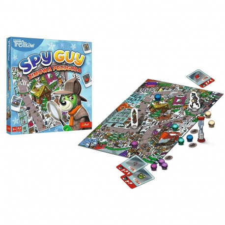 Spy Guy lauamäng talvine seiklus Treflikute perekond Trefl 02516