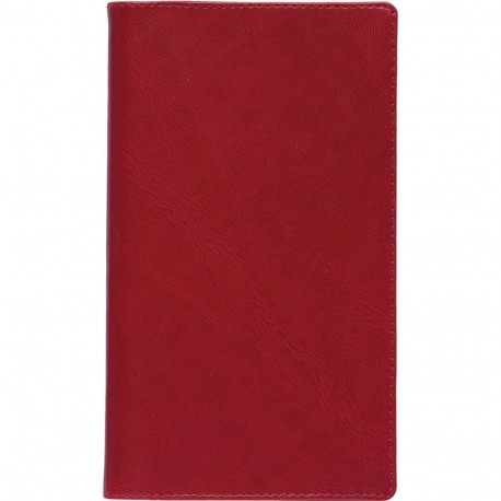 Taskumärkmik M1 PLUSS, bordoo,  kolmeosaline kunstnahast kaantega 2026a.