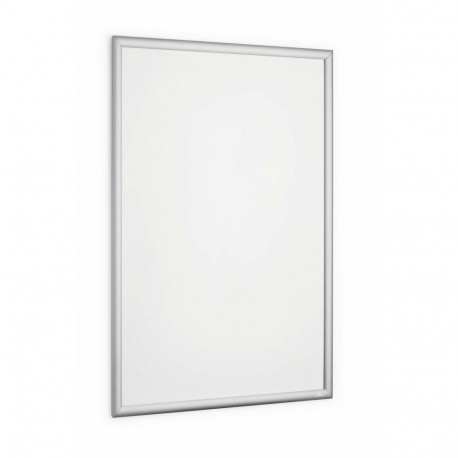 Reklaamialus kaitsekilega A1, klappraam, hõbedane, Durable