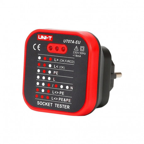 UNI-T UT07A-EU power outlet tester