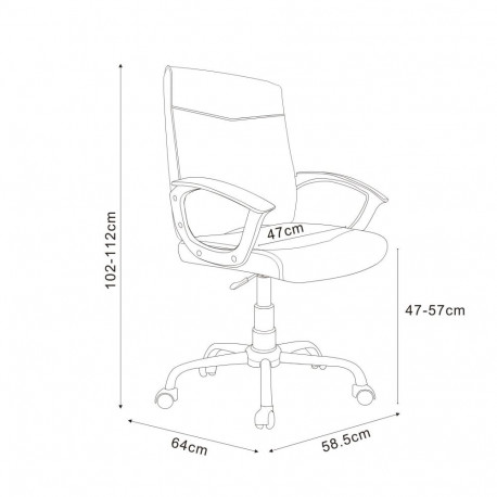 Task chair ROBY black