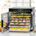 Rommelsbacher dehydrator DA 650 (stainless steel/black, 600 watts, drying area 27.5cm x 25cm per lev