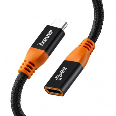 aktiivne pikenduskaabel USB 3.2 Gen 1 USB-C pistik > USB-C pesa 5m, must