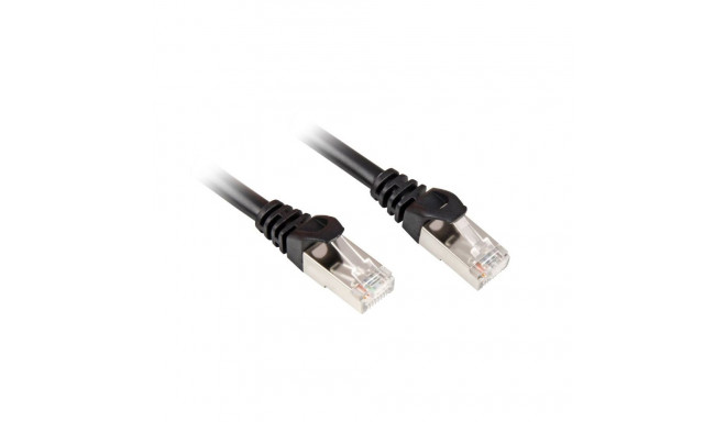 Patchkabel RJ45 Cat.6 SFTP (schwarz, 15 Meter)