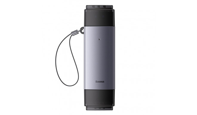 Baseus Lite Series USB-A/USB-C 3.0 SD/TF Card Reader - Gray