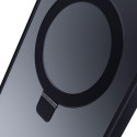 3mk Smoke Case Mag&Stand for iPhone 17 - black