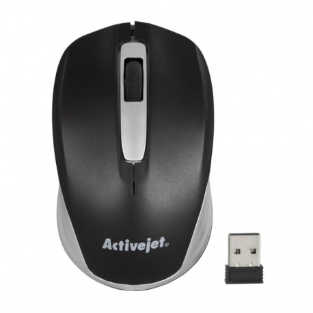 Activejet AMY-313 Mouse wireless USB (optical; 1200 DPI; black and gray)