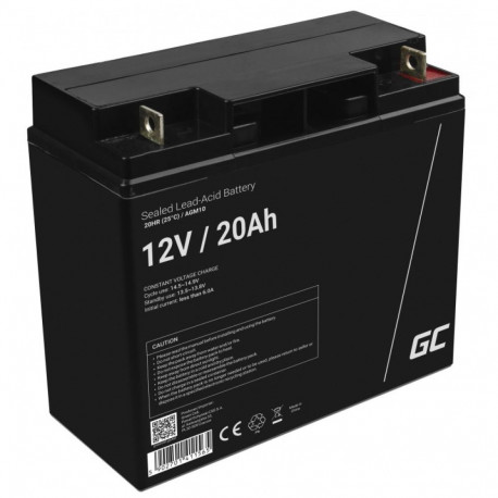 Green Cell AGM10 tööstuslik laetav aku suletud pliiaku (VRLA) 20000 mAh 12 V