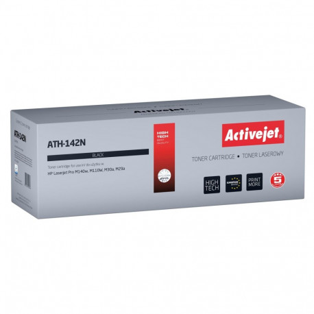 Activejet ATH-142N tooneri HP printerile, asendus HP 142A HP142A W1420A; Supreme; 950 lehte; must; k