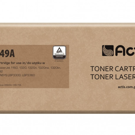 Actis TH-49A Toner (replacement for HP 49A Q5949A, Canon CRG-708; Standard; 2500 pages; black)