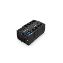 CyberPower BR700ELCD-FR uninterruptible power supply (UPS) Line-Interactive 0.7 kVA 420 W 8 AC outle
