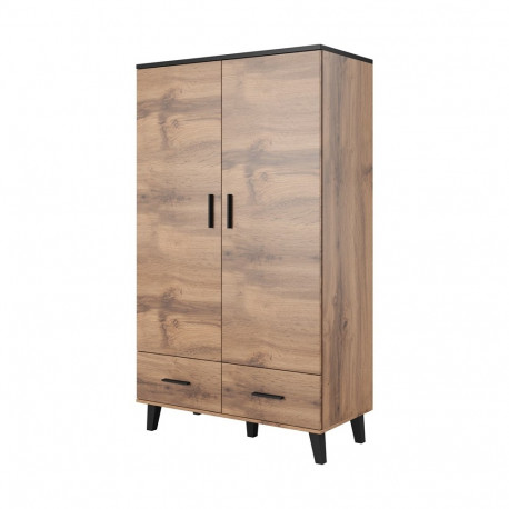 Cama riidekapp LOTTA 2D2D wotan tamm + matt must