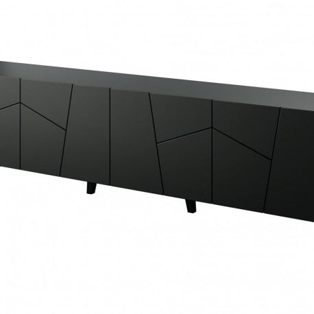 RTV cabinet ETNA 200x42x52 matte black