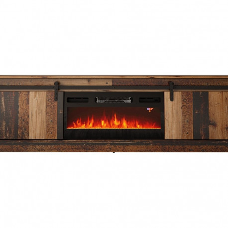 RTV GRANERO + fireplace cabinet 200x56.7x35 old wood