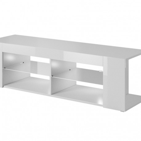 Cama TV cabinet RTV TEXAS 50/134/40 white/white gloss