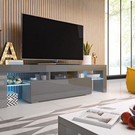 Cama TV stand TORO 158 grey/grey gloss