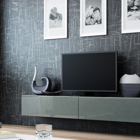 Cama TV alus VIGO '180' 30/180/40 hall/hall läikiv