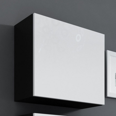 Cama Square kapp VIGO 50/50/30 must/valge läikiv