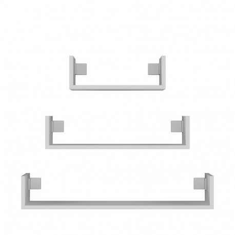 Topeshop MOBI 3P BIEL shelve Floating shelf Wall mounted Particle board White