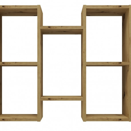 Seinale kinnitatav raamaturiiul Bilbao 7.0 Artisan tamm