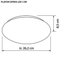 Modern LED ceiling plafond Activejet OPERA LED 12W