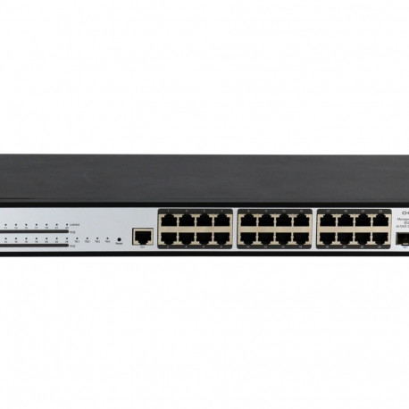 Extralink PoE switch Chiron Pro 24x RJ45 1000Mb/s PoE, 4x SFP+, L3, hallatav, 370W