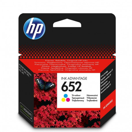 HP 652 originaal magenta, tsüaan, kollane
