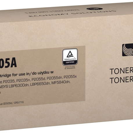 Actis TH-05A tooner (asendus HP 05A CE505A, Canon CRG-719; standard; 2300 lehekülge; must)