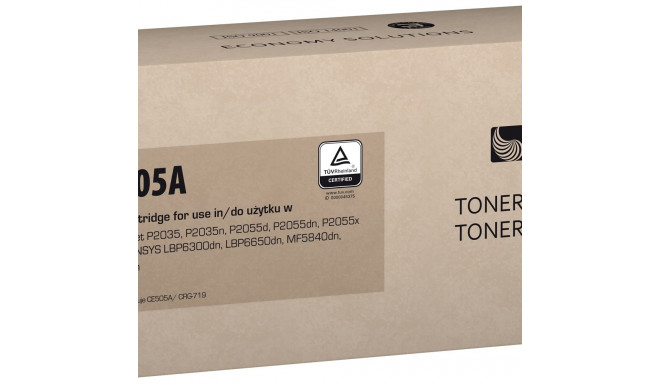 Actis TH-05A tooner (asendus HP 05A CE505A, Canon CRG-719; standard; 2300 lehekülge; must)