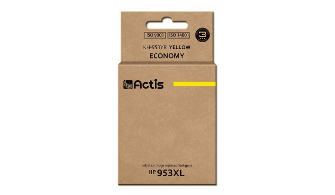 Actis KH-953YR tindikassett (asendus HP 953XL F6U18AE; premium; 25 ml; kollane)